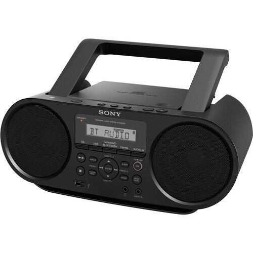 SONY-ZSRS60BT-MEGA-BASS-CD-PLAYER-BOOMBOX-AM-FM-RADIO-BLUETOOTH-USB - Picture 1 of 4