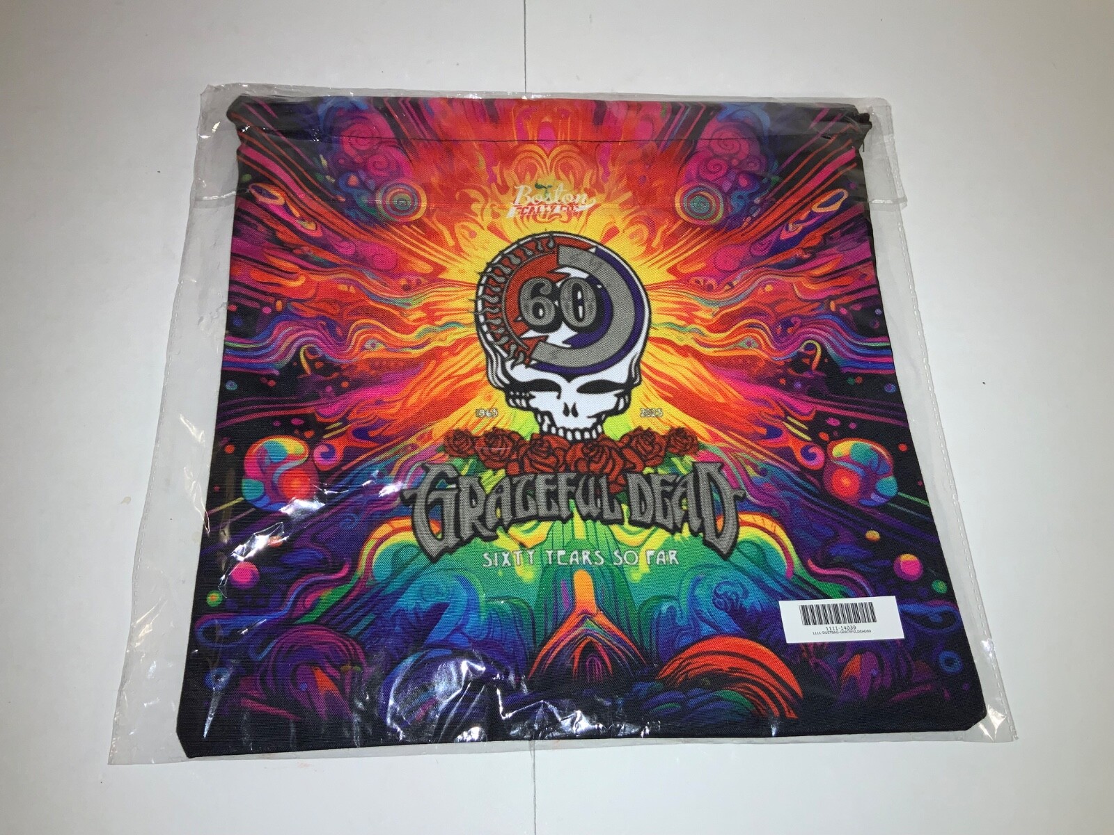 Grateful Dead 60th Anniversary Boston Scally Cap Dust Bag New Sealed