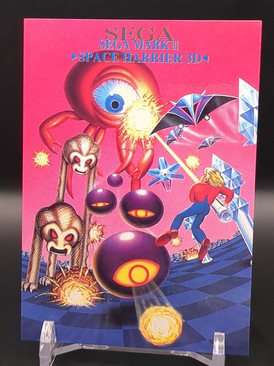 Space Harrier 3D Sega Mark III #94 SEGA FREAKS Card Game 1996-1997
