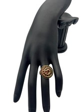 Red Crystal Adjustable Statement Ring for Women