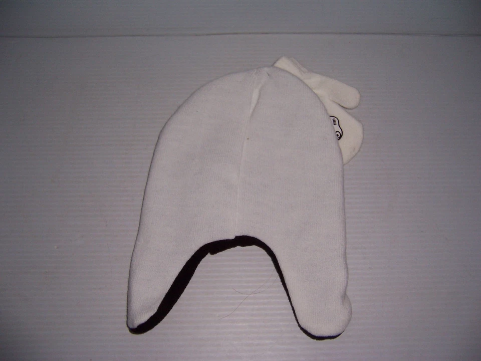 STAR WARS STORMTROOPER TODDLER BOY'S WHITE WINTER BEANIE HAT & MITTENS SET NWT - Image 3 of 3