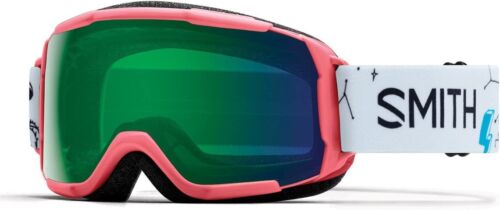 Smith Optics Grom Youth Snowboard / Ski Goggle, Black w/ Rose Chromapop lens - Picture 1 of 4
