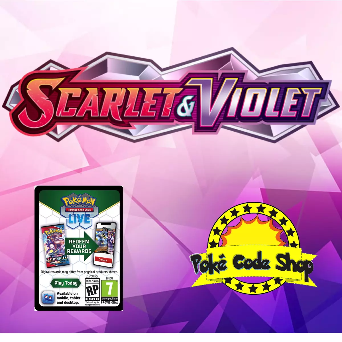 POKEMON SCARLET AND VIOLET CODES - Lot of 39 POKEMON LIVE TCG Online Code  Cards