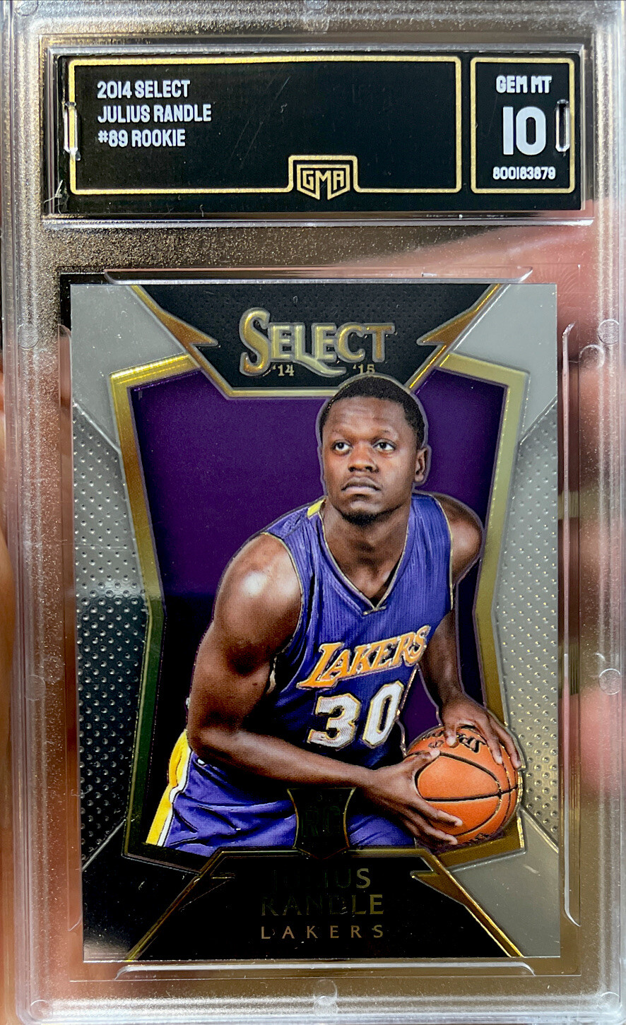 2014 Panini Select Concourse Rookie Julius Randle Knicks All Star Gem Mint 10