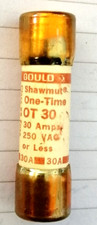 Gould Shawmut One-Time OT 30 FUSE 30A 250V - Cartridge Fuses- Class K5