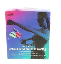 Resistance Bands for Fitness or Physical Therapy, Set of 3-12 Inches