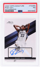 2008 Topps Signature Rudy Gay Auto #TSARG /3640 PSA 7