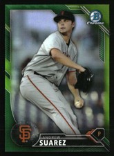 Andrew Suarez 2016 Bowman Chrome Green Refractor #BCP45 /99 Baseball Card