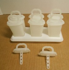 Tupperware Popsicle Ice Tups Set Molds plus Tray 481 Plus Extras Y10