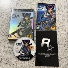 Oni (Sony PlayStation 2, 2001) PS2 Complete W/ Manual CIB