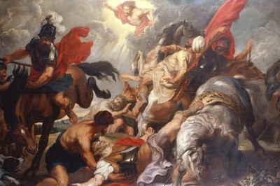 The_Conversion_Of_St._Paul_Rubens Kunstdruck Poster Wanddeko Vintage Ausstellung Lu