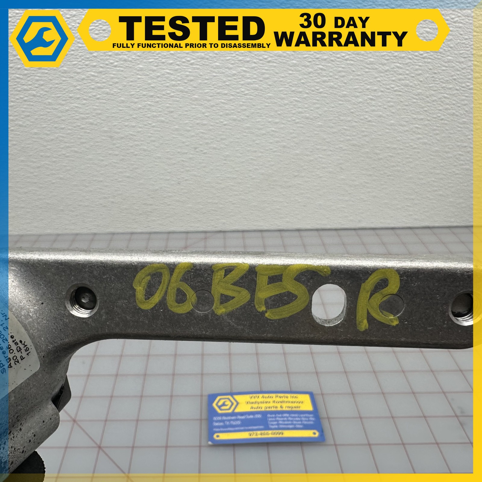 06-12 BENTLEY Flying Spur LEFT TRUNK LID HINGE SPRING ASSIST OEM