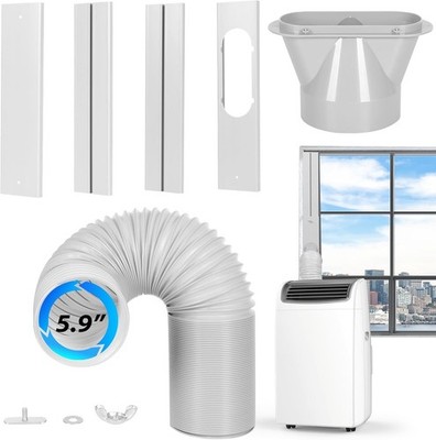 Kit de ventilación para ventana de aire acondicionado con manguera de escape NEW