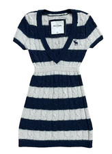 Y2K Abercrombie  Fitch Kids M Striped Babydoll Sweater Knit Swancore Bella Swan