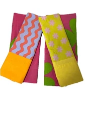 VTG 4 Girls Bedroom Little Miss Matched  Standard Pillow Cases & Euro Shams