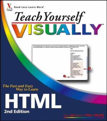 Teach Yourself VISUALLY HTML - Paperback, by Kinkoph Sherry Willard - Very Good