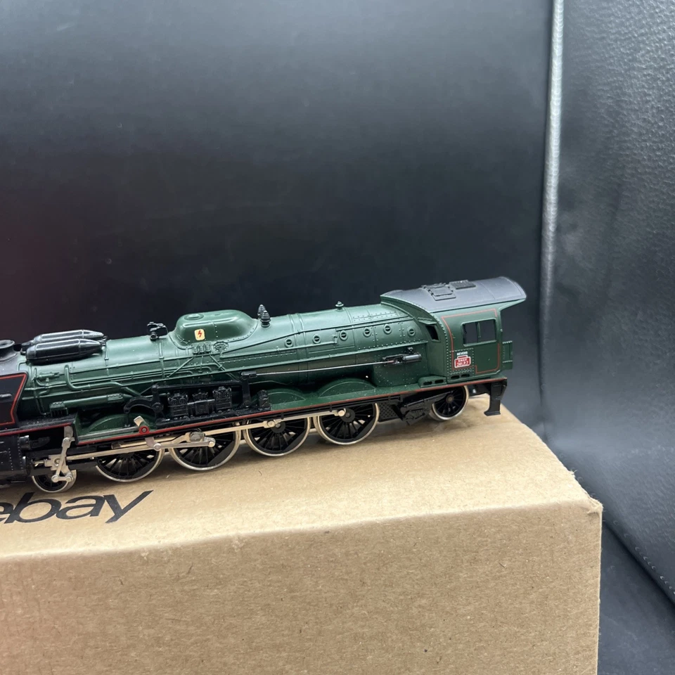 Jouef 8260 HO Scale SNCF 4-8-2 Mountain Steam Locomotive & Tender DCC INSTALLED - Image 4 of 4