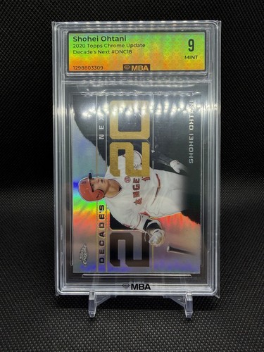 2020 Topps Chrome Update Shohei Ohtani Angels Decade's Next DNC-18 MBA 9