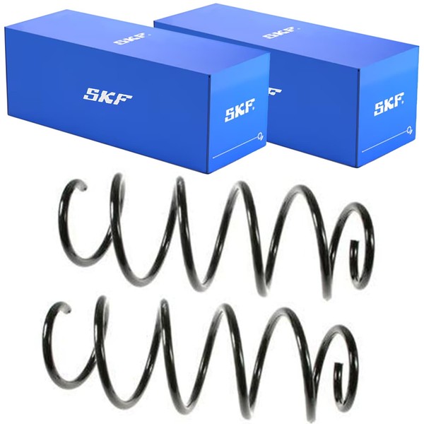 2X SKF Fahrwerksfeder Federn Vorne Passend FüR Ford Fiesta-image