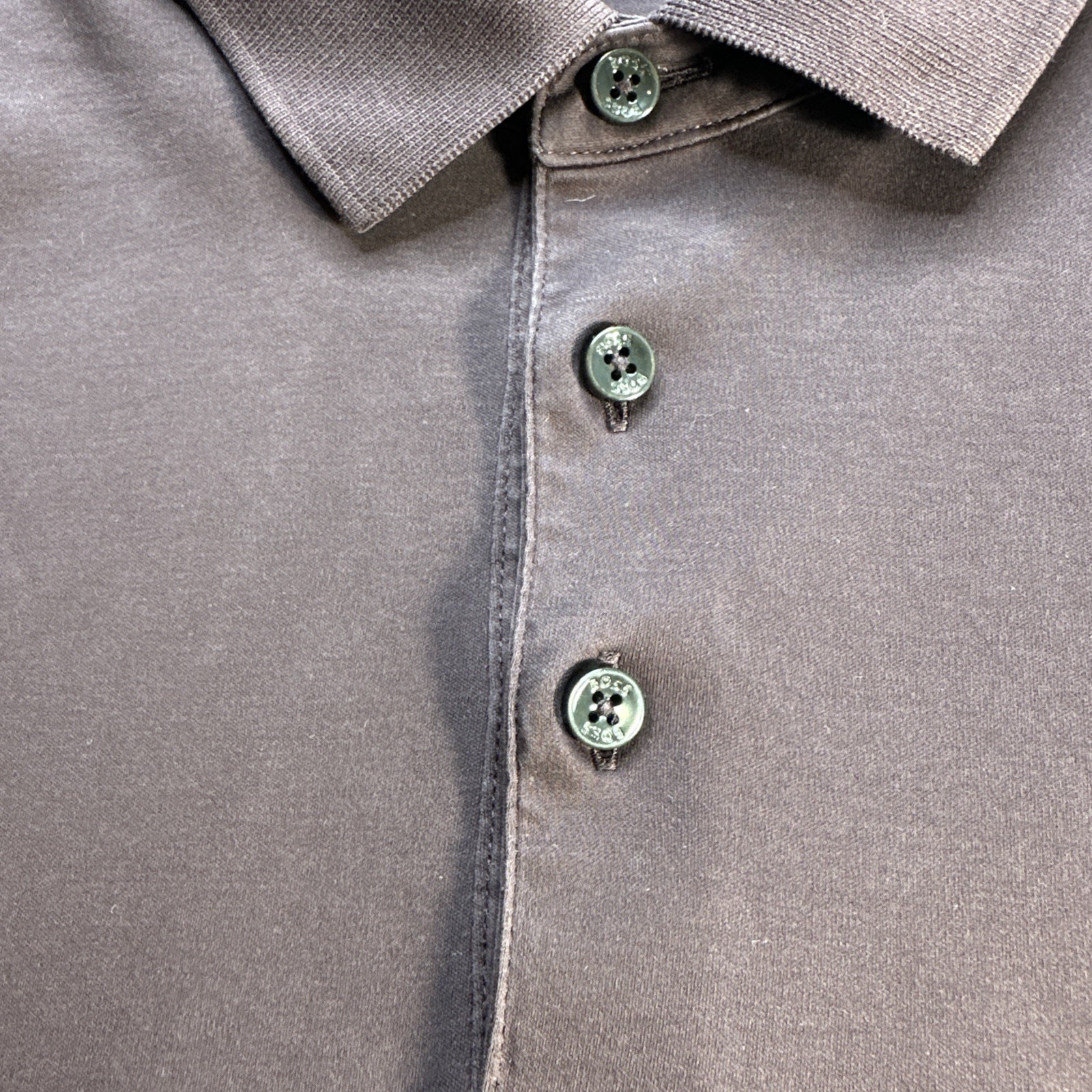 Hugo Boss DOUBLE-MONOGRAM POLO SHIRT IN MERCERISED COTTON Deep Burgundy Large thumbnail 3