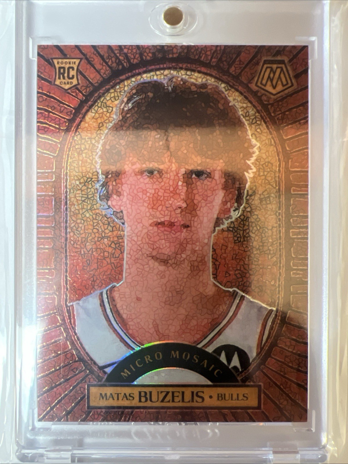 2024-25 Panini Mosaic Basketball- Matas Buzelis-Micro Mosaic RC (Grade It 🔥)