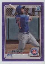 2020 Bowman Draft Chrome Purple Refractor 136/250 Brennen Davis #BD-187 0wr9