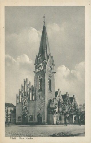 Ansichtskarte Tilsit 1917 Neue Kirche  (Nr.810)