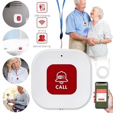 Wi-Fi Personal Alarm for Elderly Sos Panic Button App Alerts Seniors Emergenc