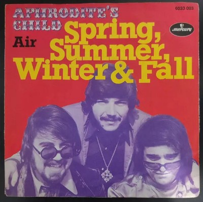 Aphrodites Child Spring Summer Winter And Fall MONO Vinyl Single 7inch