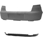 Set Stoßstange hinten grundiert + Zubehör für Seat Ibiza 6L Bj. 02-05