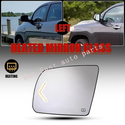 Driver Side Mirror Glass Heated for Toyota Tundra 2007-2021 Sequoia 08-17 Lens
