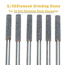 6pcs 4mm Diamond Grinder Grinding Stone Kit for 12 Volt Chainsaw Chain Sharpener