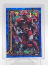 JACORY CROSKEY-MERRITT 2025 TOPPS CHROME SAPPHIRE ROOKIE RC REFRACTOR Q5692