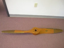 VINTAGE AIRPLANE PROPELLER WOODEN Mfg BY SENSENICH BROS. LITITZ, PA.  EST'D 1932