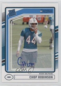 2024 Panini Donruss Rated Rookie Auto /199 Chop Robinson #351 Rookie Auto RC