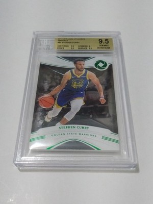 2019-20 PANINI OPULENCE EMERALD #80 STEPHEN CURRY 3/5 BGS9.5 POP1 WARRIORS MVP