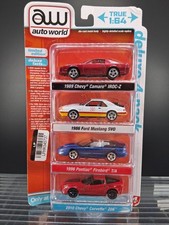Auto World 1:64 Deluxe Series 4-Pack Die-Cast Cars 2023 Release 2