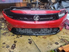 2023-2026 VAUXHALL CORSA F FRONT COMPLETE BUMPER IN RED