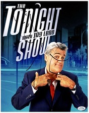 Jay Leno Signed Autographed 11x14 Photo Tonight Shot Late Night Host Legend ACOA