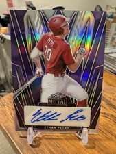 2024 Leaf Metal Baseball Ethan Petry Prospect RC Auto #/15 SSP🔥📈