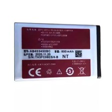 1 PZ Batteria per Samsung AB403450BC GT-C3250 E2558 E598 S3500C M3510 S3500 M609