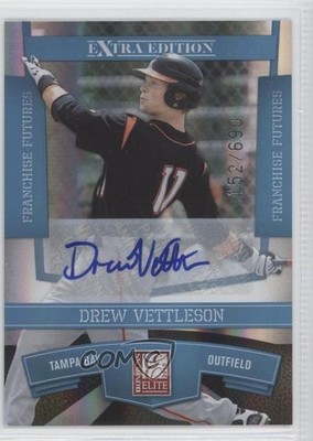 2010 Donruss Elite Extra Edition 152/690 Drew Vettleson #2 Auto 0c2
