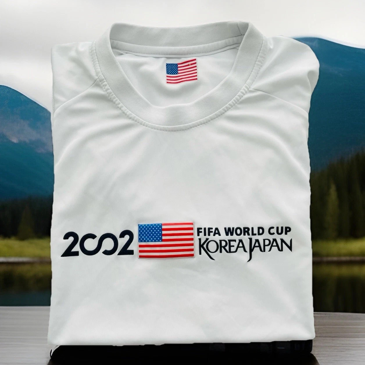 very Rare Vntg- 2002 Adidas Korea/Japan FIFA World Cup USA Jersey Sz-M