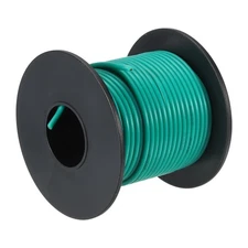 Silicone Wire 18 AWG Green Spool 15m Electrical Tinned Copper Wire for Car Model