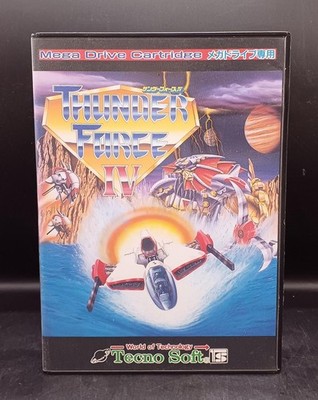 Technosoft Thunder Force IV Mega Drive Genesis Game Retro Console