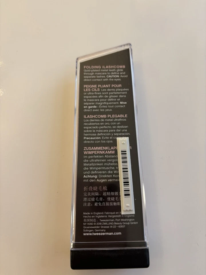 Tweezerman zusammenklappbarer Wimpernkamm Neu - Bild 2 von 2