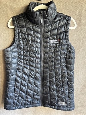VERIZON CONNECT The North Face Thermoball Vest Womens M Puffer Primaloft Black
