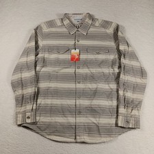 Tommy Bahama Shirt Mens XL Santiago Striped Flannel Relax Island Modern Fit NWT