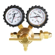 Nitrogen Regulator with Pressure 0-800 psi Delivery 1/4" Flare Output