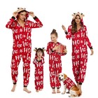 Neufigr Family Matching Christmas Pajamas Red Medium Holiday Bodysuit Set